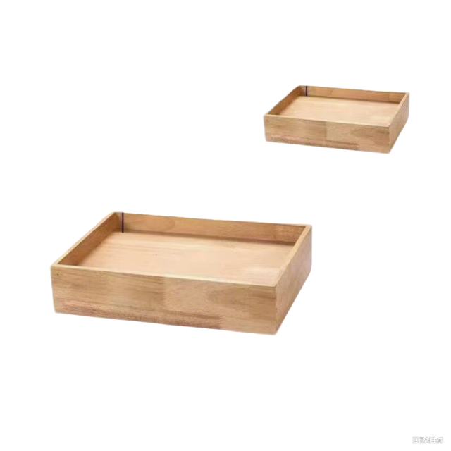 Large double-Sided Oak Wooden Box