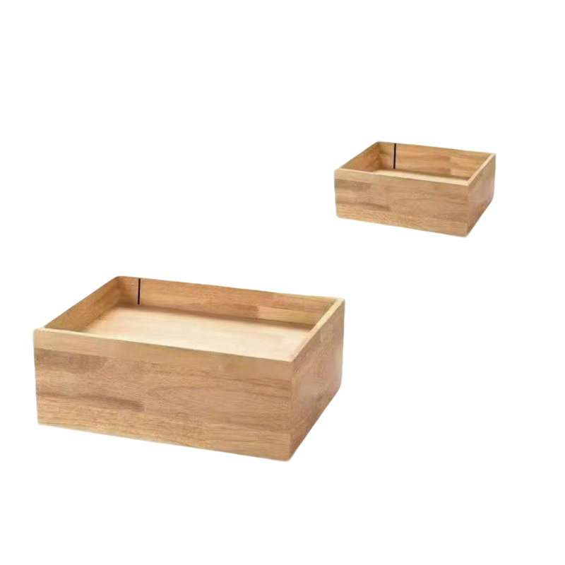 Large double-Sided Oak Wooden Box