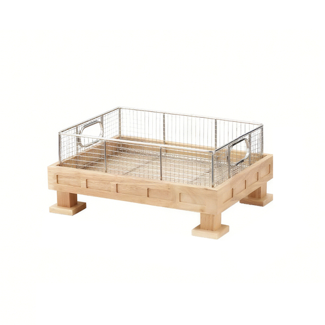 Small four-legged wooden frame