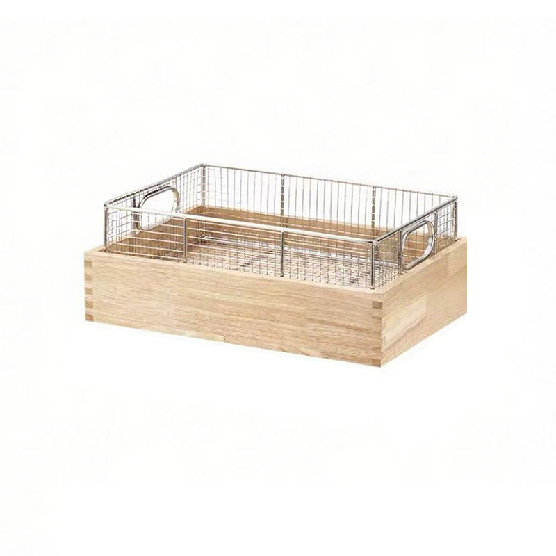 Large double-Sided Oak Wooden Box