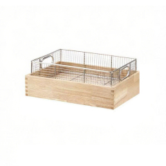 Large double-Sided Oak Wooden Box