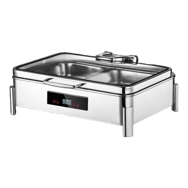 9L Rectangular Square-Foot Digital Electric Chafing Dish | Color Options