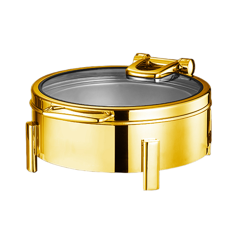 6L  Round foot  Texture Electric Chafing Dish