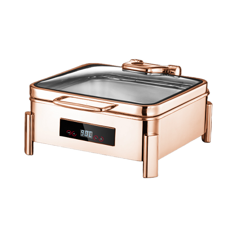 6L Square-Foot Digital Electric Chafing Dish | Color Options
