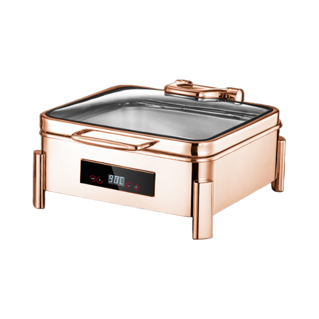 6L Square-Foot Digital Electric Chafing Dish | Color Options