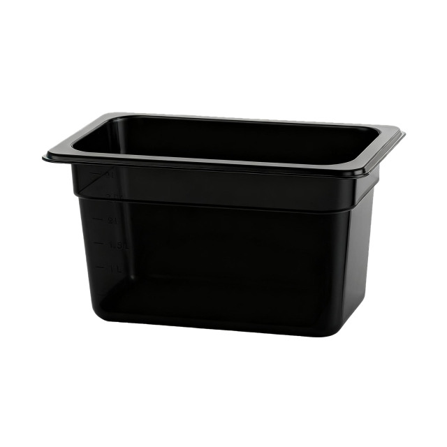 BLACK  PC GN PAN 1/4 150 MM
