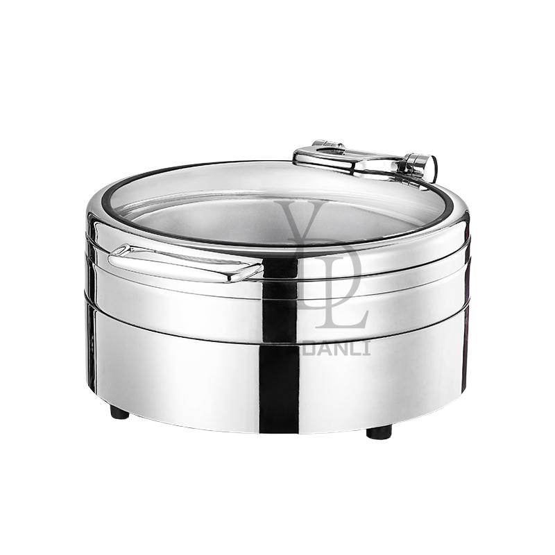 Round- Silver- stainless steel electric heating - 4018S