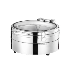 Round- Silver- stainless steel electric heating - 4018S