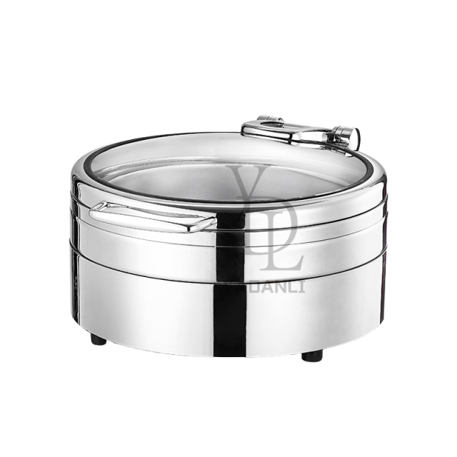 Round- Silver- stainless steel electric heating - 4018S