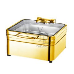 Square Gold  stainless steel electric heating - 4017G