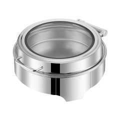 9L  Square Stainless Steel Electric Chafing Dish with Stand