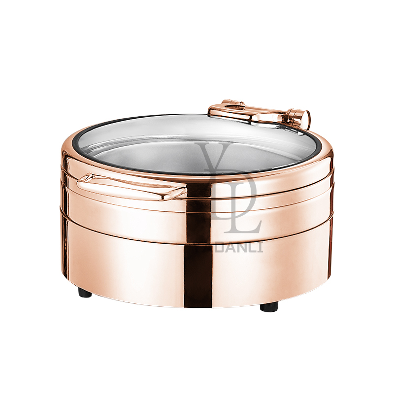 Round  -Rose Gold- stainless steel electric heating - 4018RG