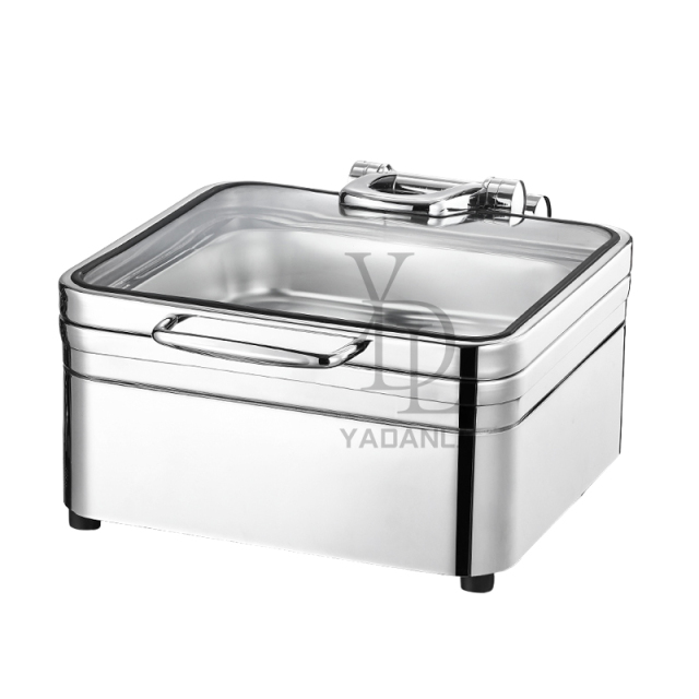 Square  Silver -stainless steel electric heating  - 4017S