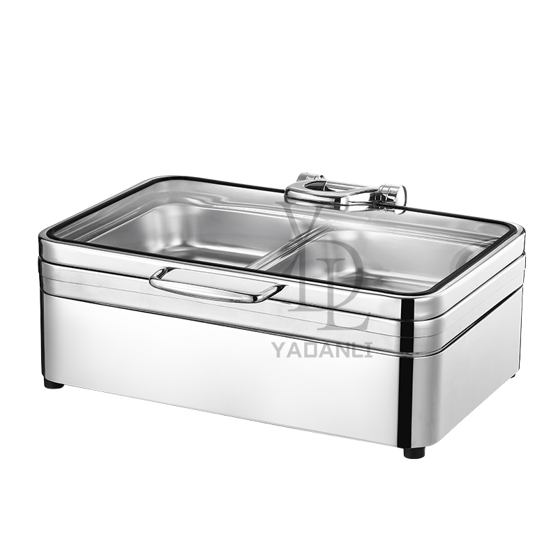 Rectangle  -Silver- stainless steel electric heating - 4016S