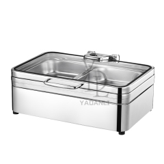 Rectangle  -Silver- stainless steel electric heating - 4016S