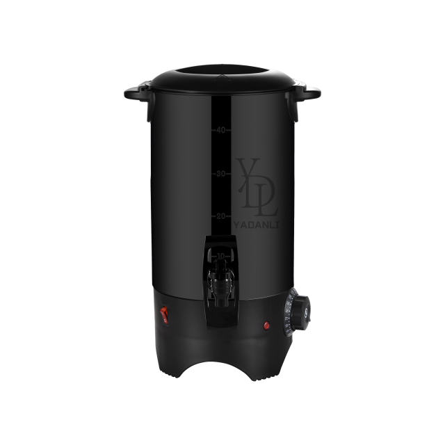 Rose Gold 40-Cup Single Wall Stainless Steel Hot Water Boiler with Temperature Control, Commercial Buffet Beverage Equipment | Factory Wholesale & OEM Available