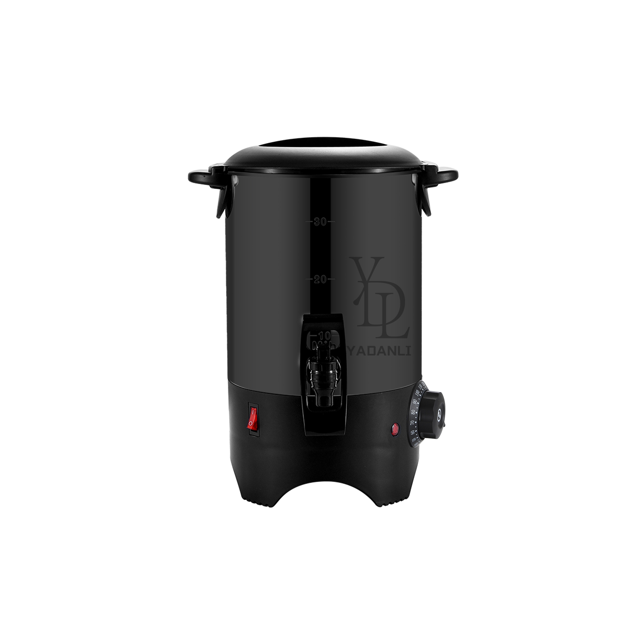 Black 30Cup Single-Layer  Water Boiler