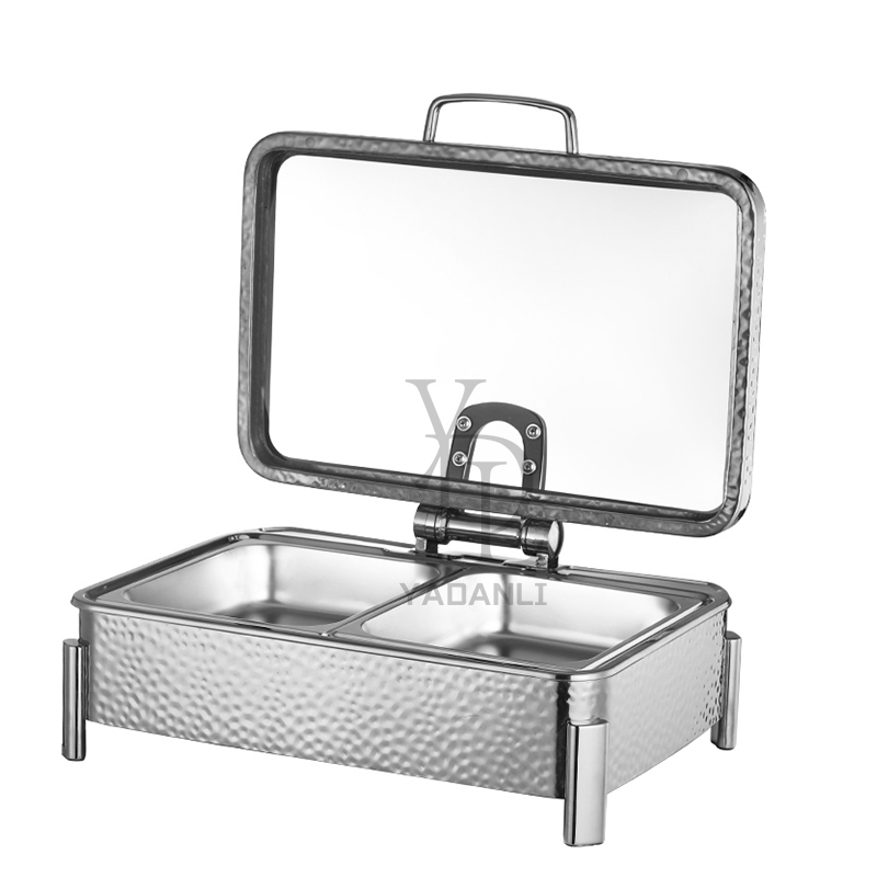 9L Round foot Hammer Texture Electric Chafing Dish | Color Options