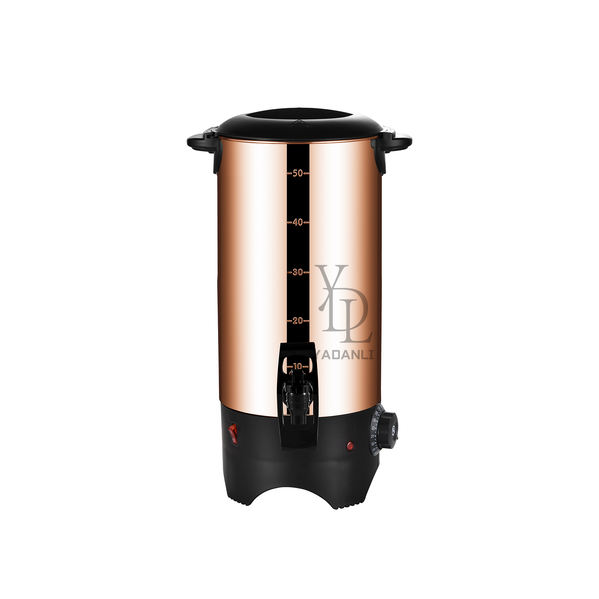 Rose Gold  50Cup Single-Layer Water Boiler with temperature controller
