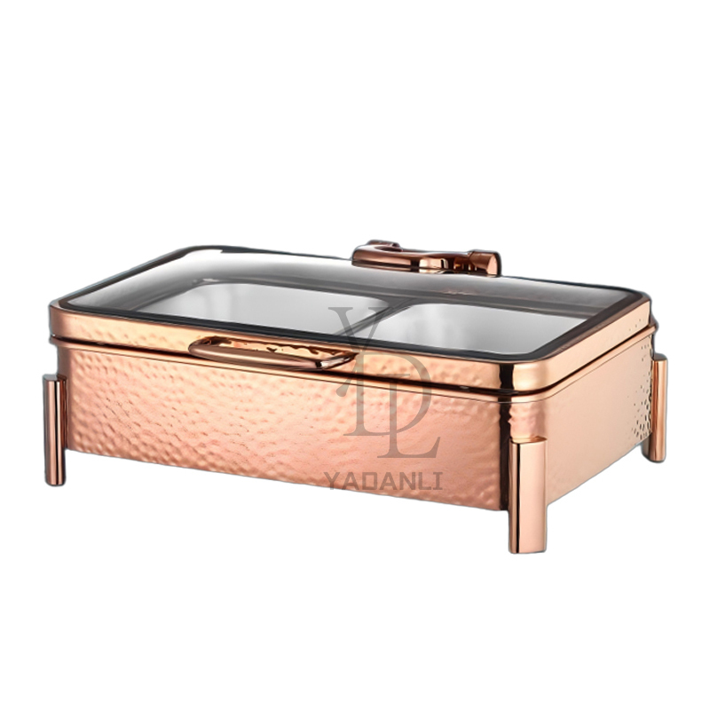 9L Round foot Hammer Texture Electric Chafing Dish | Color Options