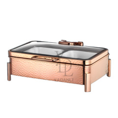 9L Round foot Hammer Texture Electric Chafing Dish | Color Options
