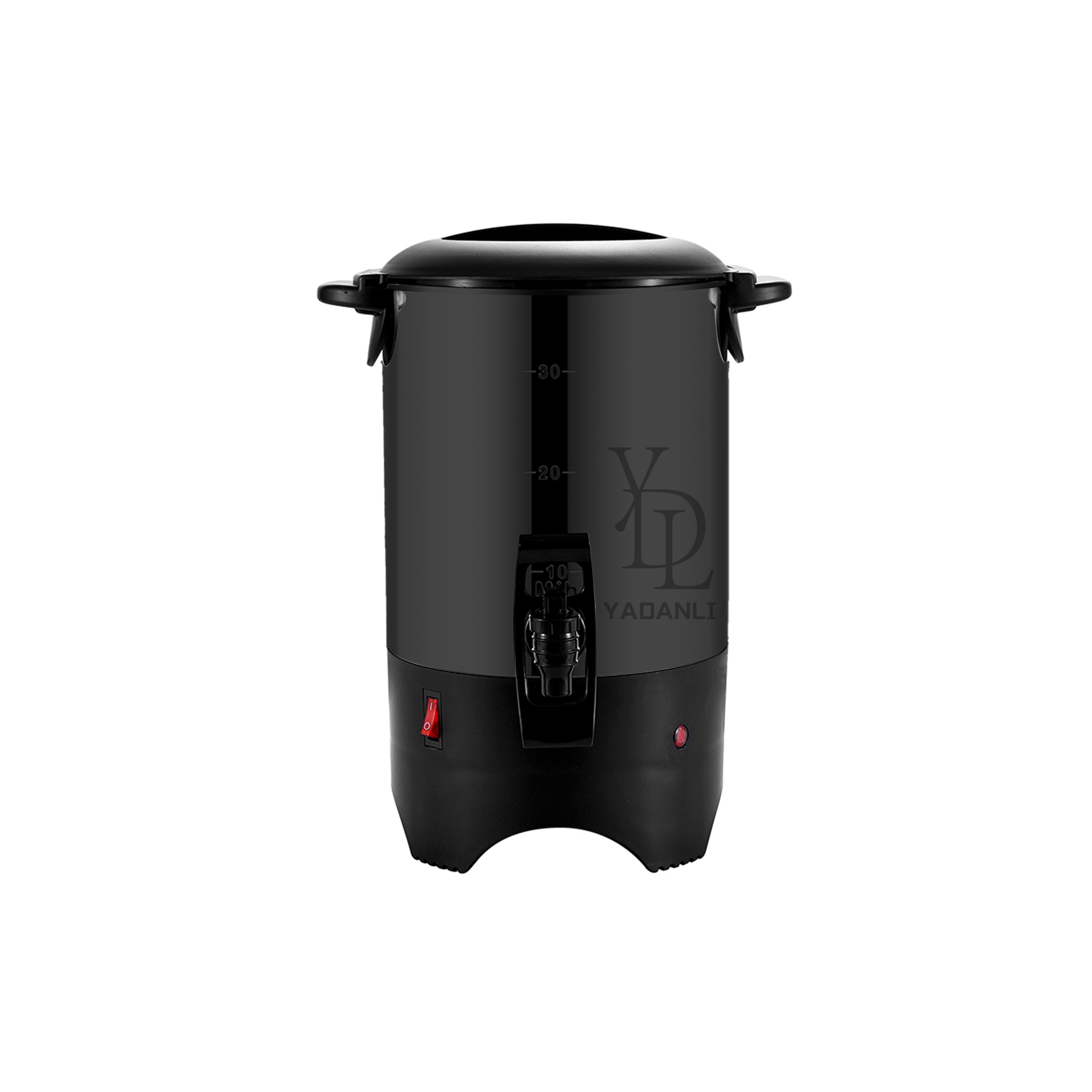 Black 30Cup Single-Layer  Water Boiler