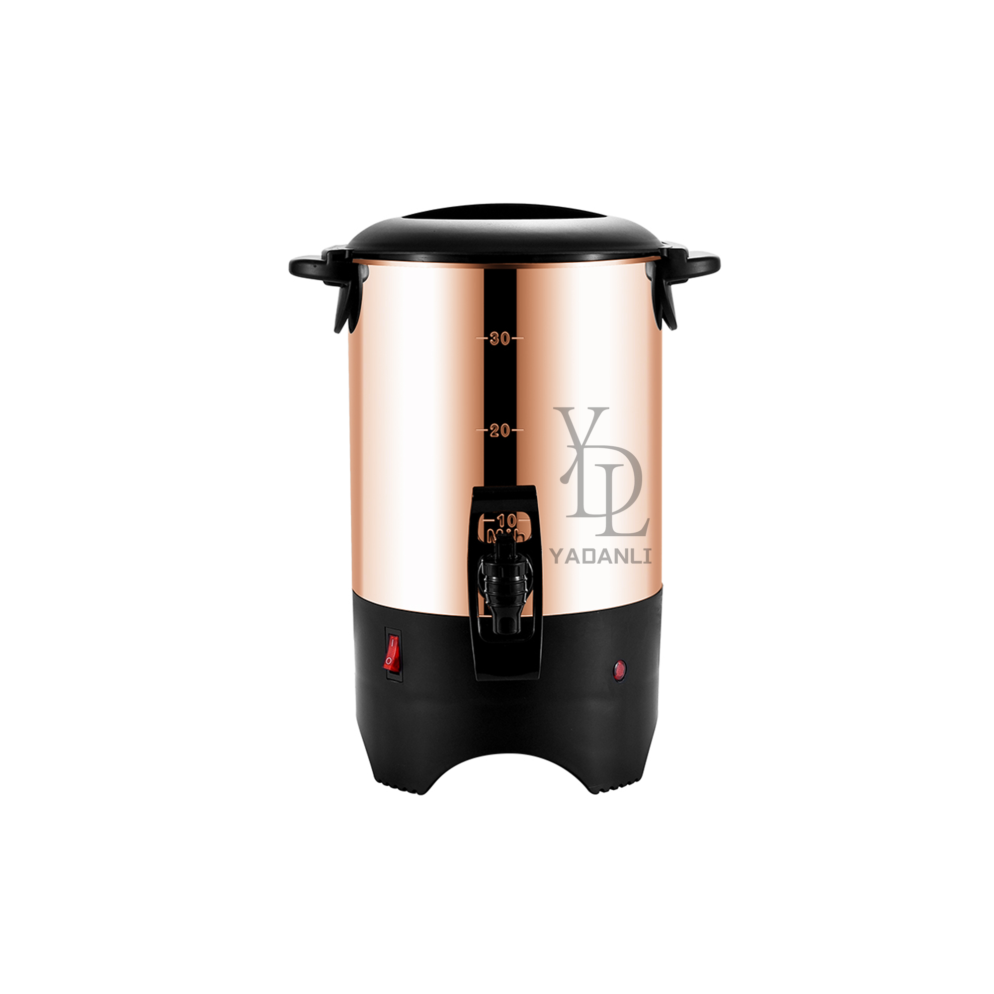 Rose Gold 30Cup  Single-Layer  Water Boiler