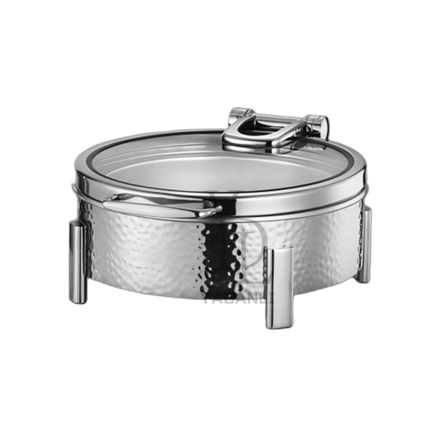 6L Round foot Hammer Texture Electric Chafing Dish | Color Options