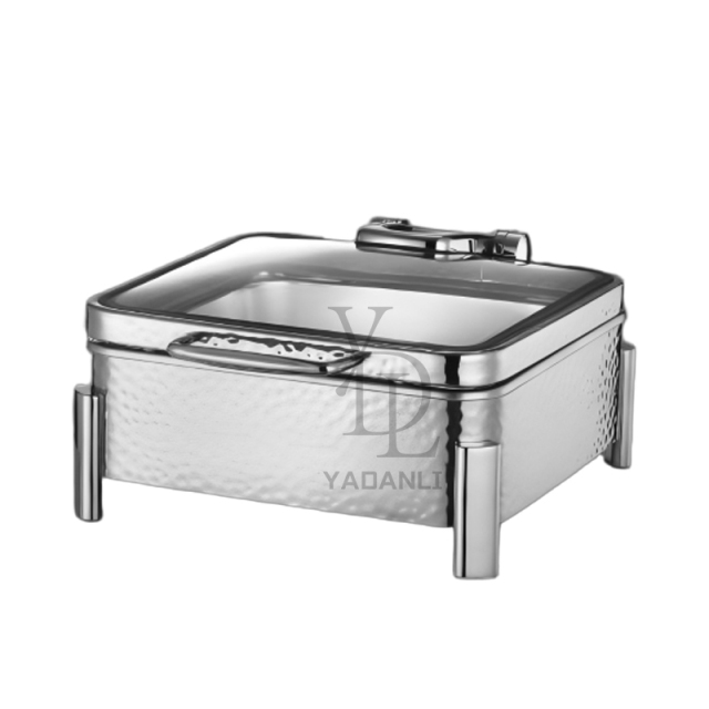 6L Round foot Hammer Texture Electric Chafing Dish | Color Options