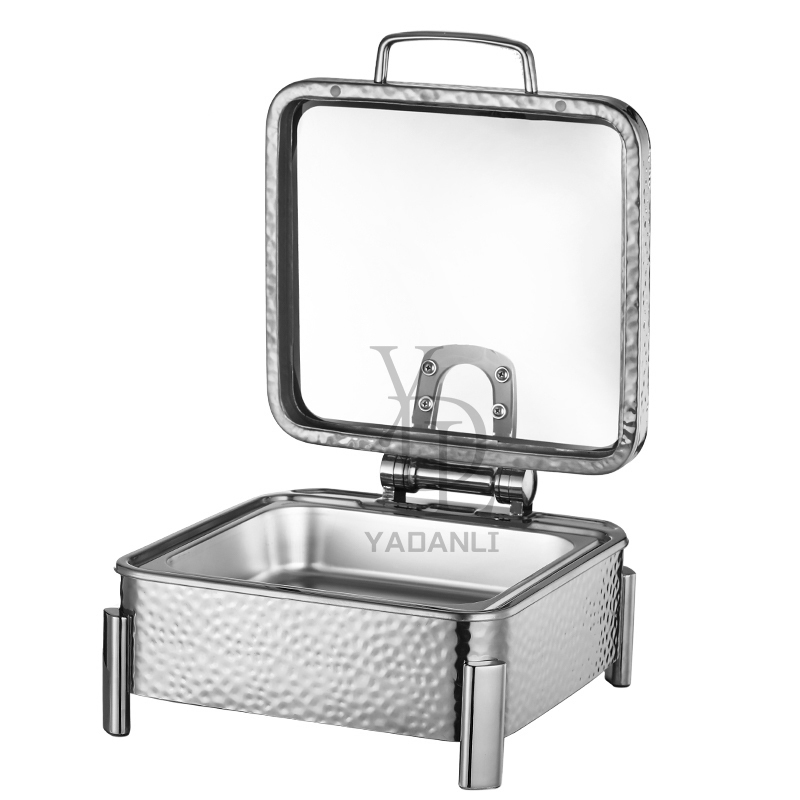 6L Round foot Hammer Texture Electric Chafing Dish | Color Options