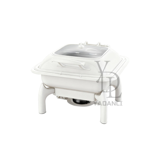 6L Square Stainless Steel Removable Base Chafing Dish | Color Options