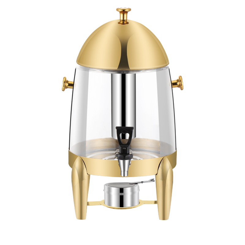 12L Clear PC Stainless Steel Juice Dispenser with Spigot, Commercial Buffet Beverage Server | Factory Wholesale & OEM Available