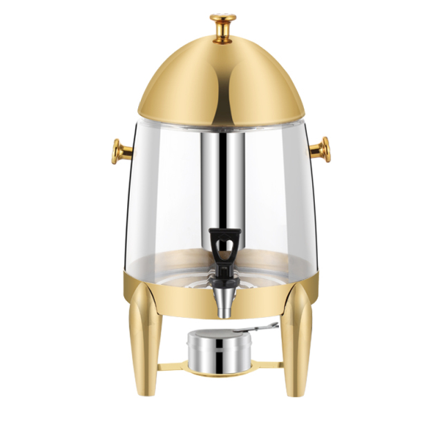 12L Clear PC Stainless Steel Juice Dispenser with Spigot, Commercial Buffet Beverage Server | Factory Wholesale & OEM Available