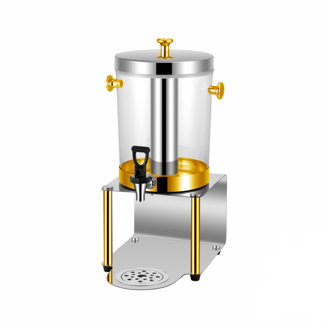 8L Foldable Stand Stainless Steel Juice Dispenser with Spigot, Commercial Buffet Beverage Server | Factory Wholesale & OEM Available