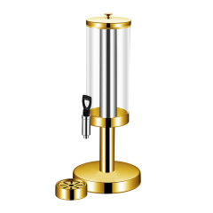 3L Single Head Clear PC Beverage Dispenser with Spigot, Commercial Buffet Beverage Server | Factory Wholesale & OEM Available