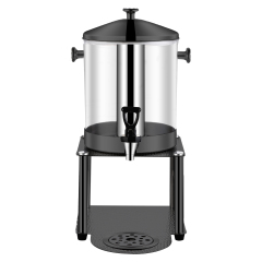 8L Clear PC Stainless Steel Juice Dispenser with Spigot, Commercial Buffet Beverage Server | Factory Wholesale & OEM Available