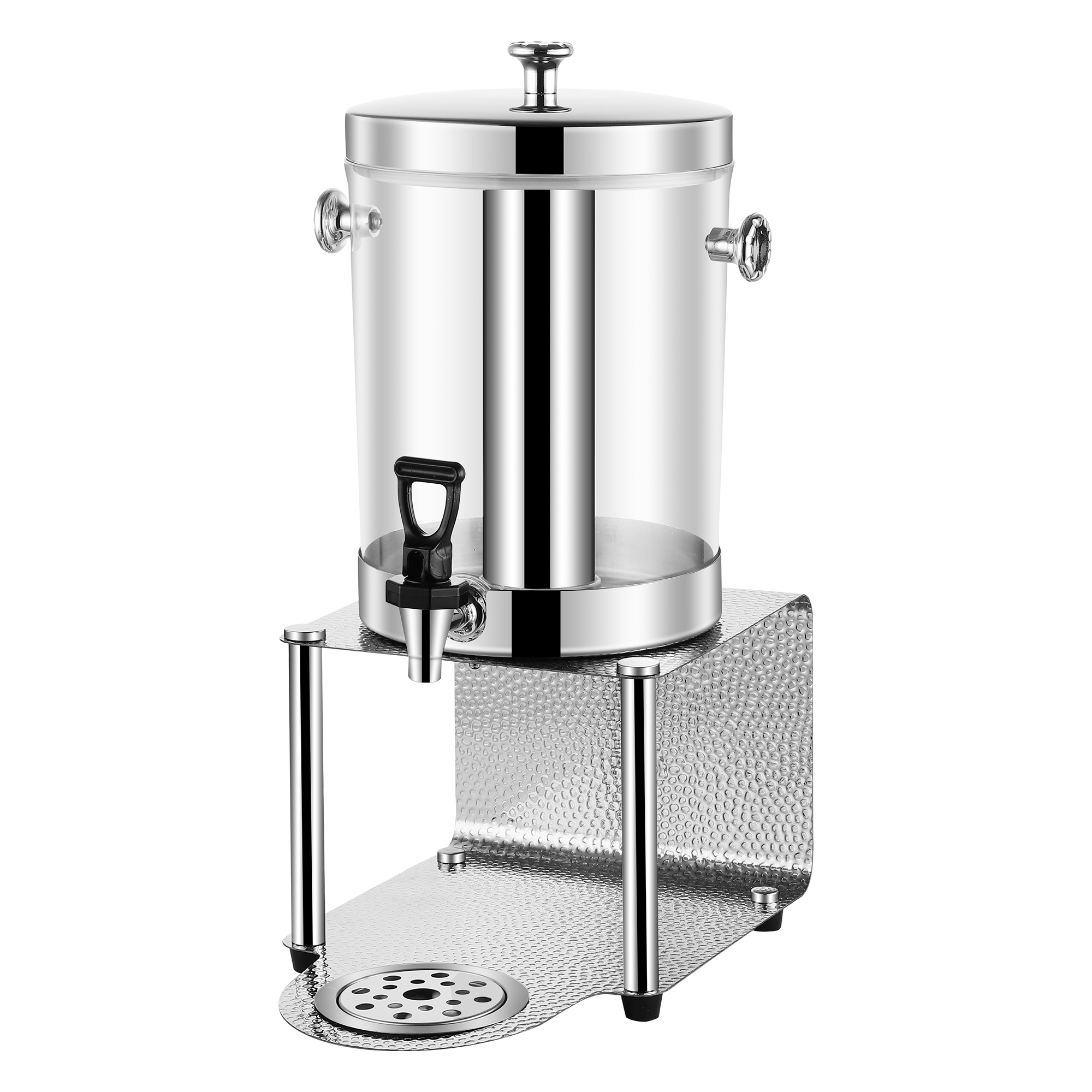 8L Hammered Stainless Steel Juice Dispenser with Spigot, Commercial Buffet Beverage Server | Factory Wholesale & OEM Available