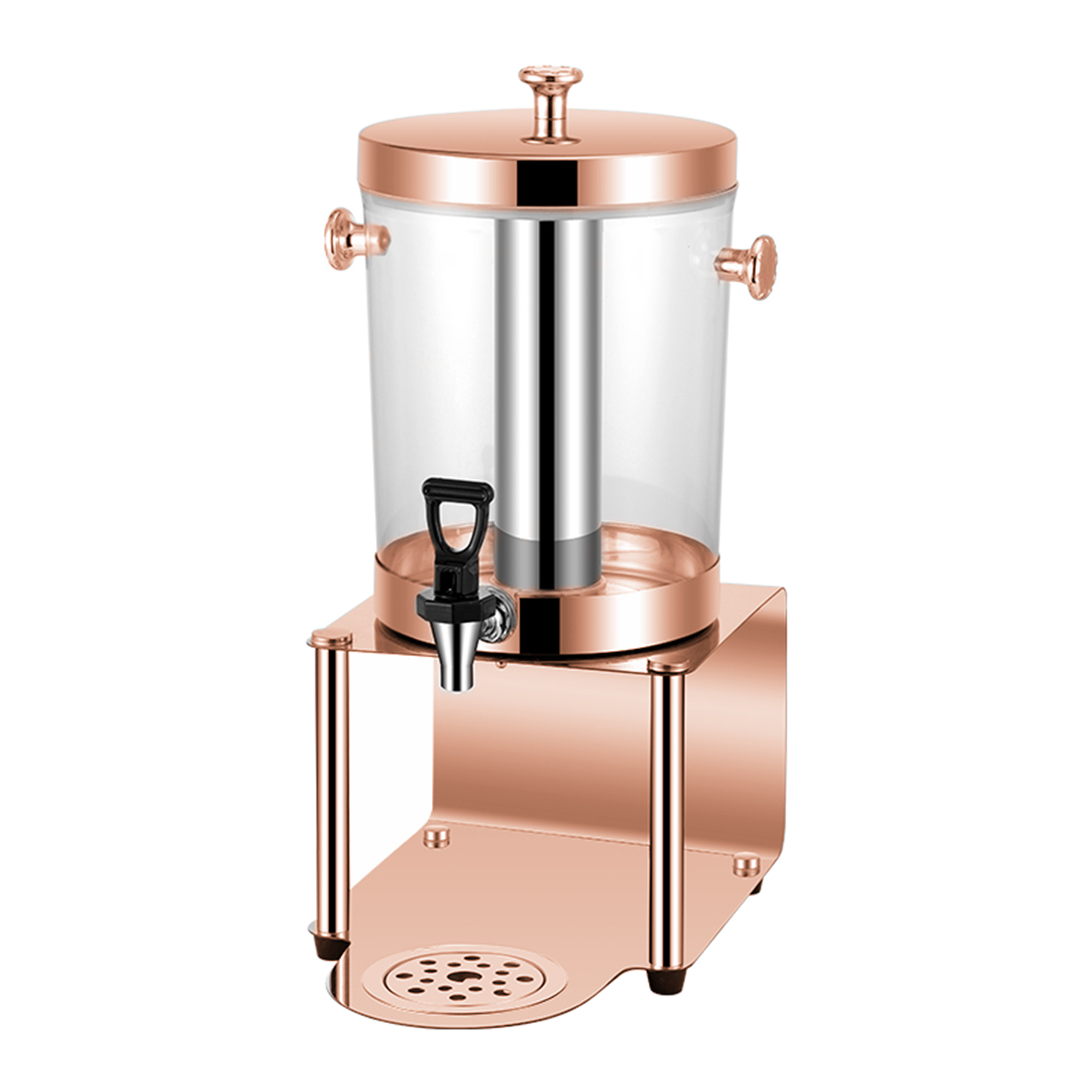 8L Foldable Stand Stainless Steel Juice Dispenser with Spigot, Commercial Buffet Beverage Server | Factory Wholesale & OEM Available