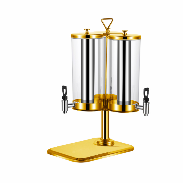 3×3.5L Rotating Triple Juice Dispenser, Commercial Buffet Beverage Server | Factory Wholesale & OEM Available