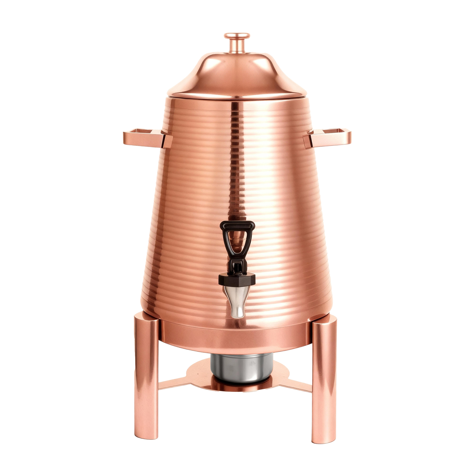 13L Ribbed Stainless Steel Juice Dispenser with Spigot, Commercial Buffet Beverage Server | Factory Wholesale & OEM Available