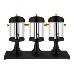 24L Triple Tank Buffet Juice Dispenser, Commercial Buffet Beverage Server | Factory Wholesale & OEM Available
