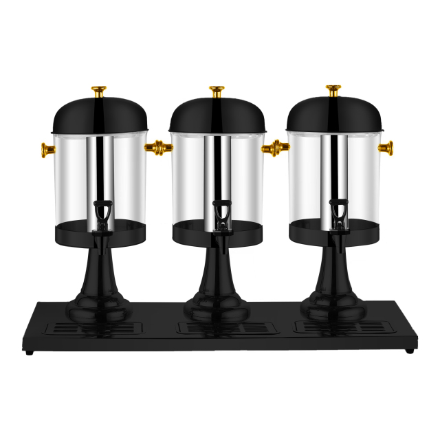 24L Triple Tank Buffet Juice Dispenser, Commercial Buffet Beverage Server | Factory Wholesale & OEM Available