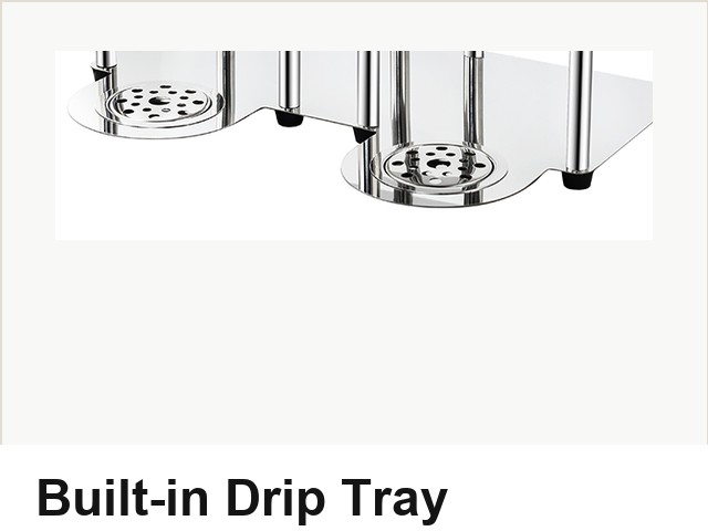 YT-JDA16 built-in drip tray detail
