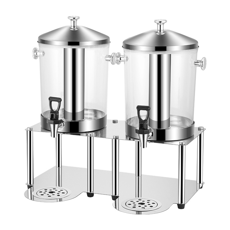 YT-JDA16 silver 16L double tank juice dispenser