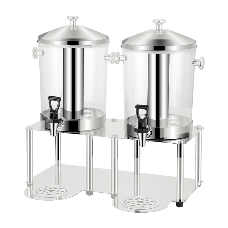 YT-JDA16 white painted 16L double tank juice dispenser