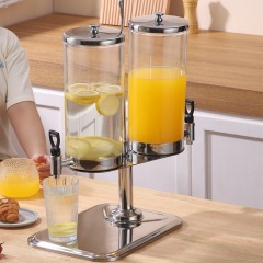 Rotating Triple-Tank Cereal & Juice Dispenser | Commercial Buffet Server - product view 2