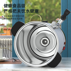 Double Wall Stainless Steel Coffee Urn with Water Gauge & Temperature Control | 8-30L - product view 3