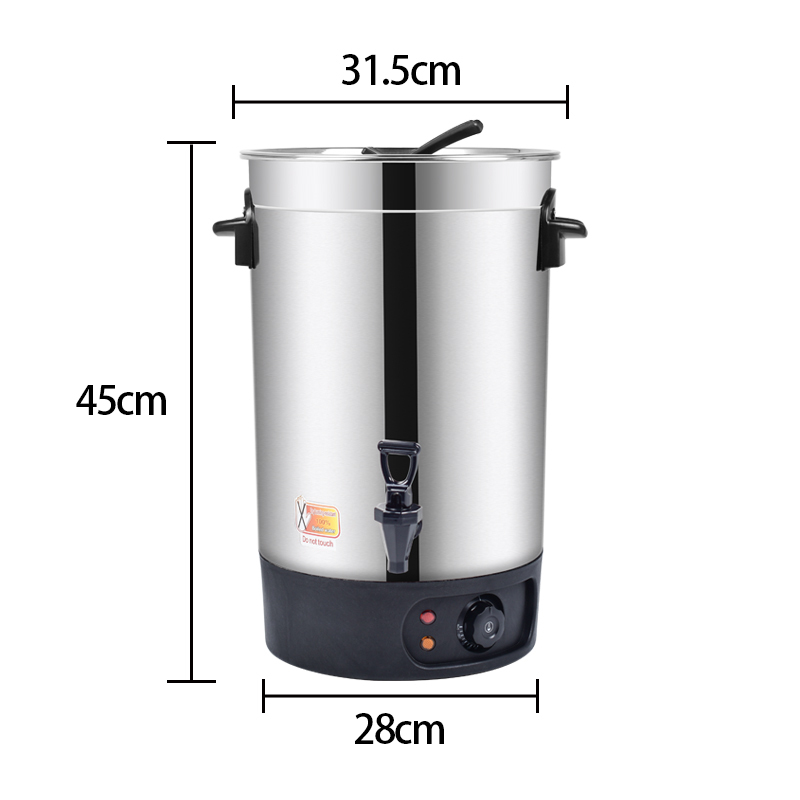 Stackable Stainless Steel Water Boiler | 30-70L Commercial Hot Water Urn