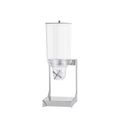 5L Square Stainless Steel Cereal Dispenser | Commercial Dry Food Server - product view 1