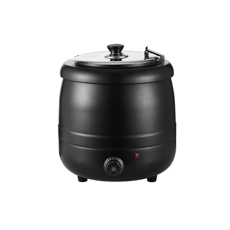 10L Iron Drum Shape Electric Soup Warmer